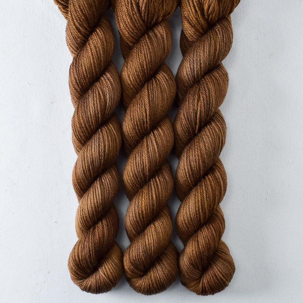 Cafe Mocha - Miss Babs Yowza Mini superwash Merino wool yarn