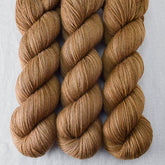 Candied Pecan - Miss Babs Tarte wool blend sock yarn