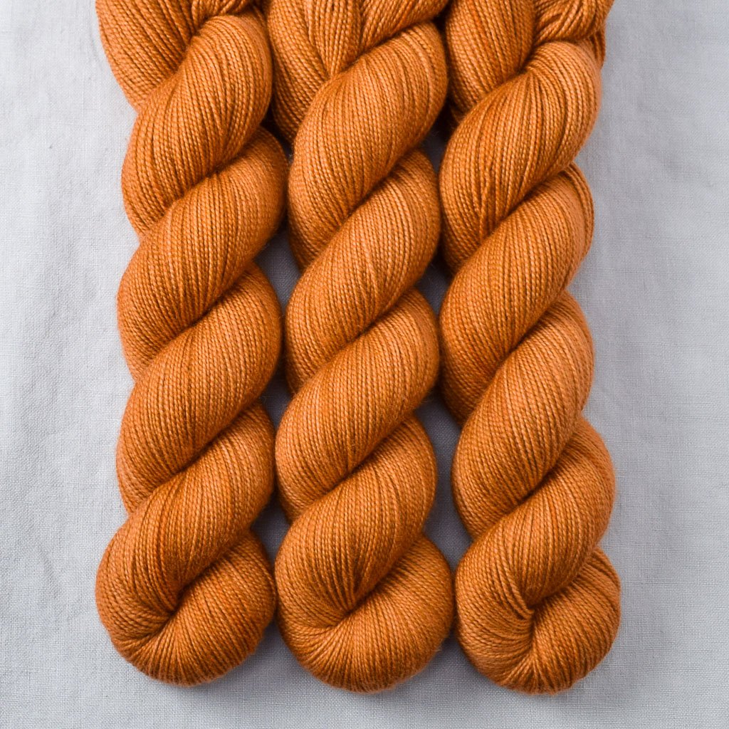 Caramel - Miss Babs Yummy 2-Ply superwash Merino wool yarn