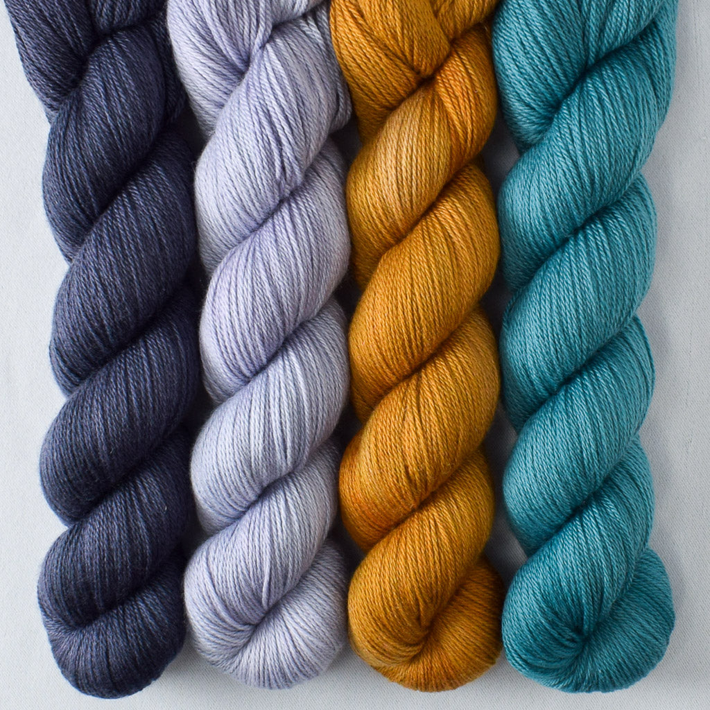 Cascara, Hydrangea, Old Gold, Rainforest - Miss Babs Caroline Quartet