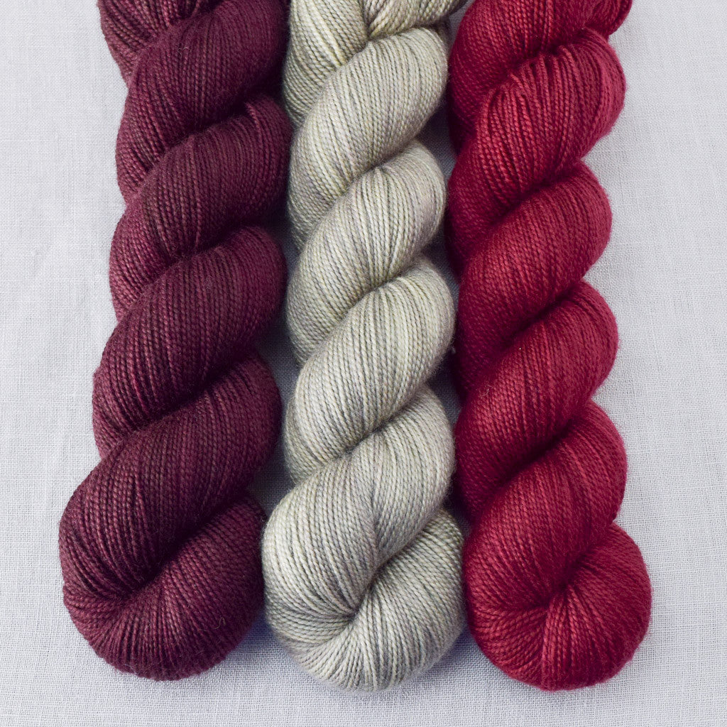 Catherine, Mahogany, Sycamore - Miss Babs Yummy 2-Ply Trio