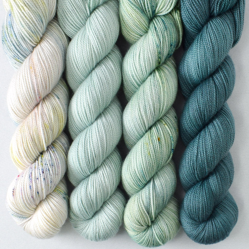 Cat's Cradle, Palm Valley, Aloe Vera, Beryl - Miss Babs Yummy 2-Ply Quartet