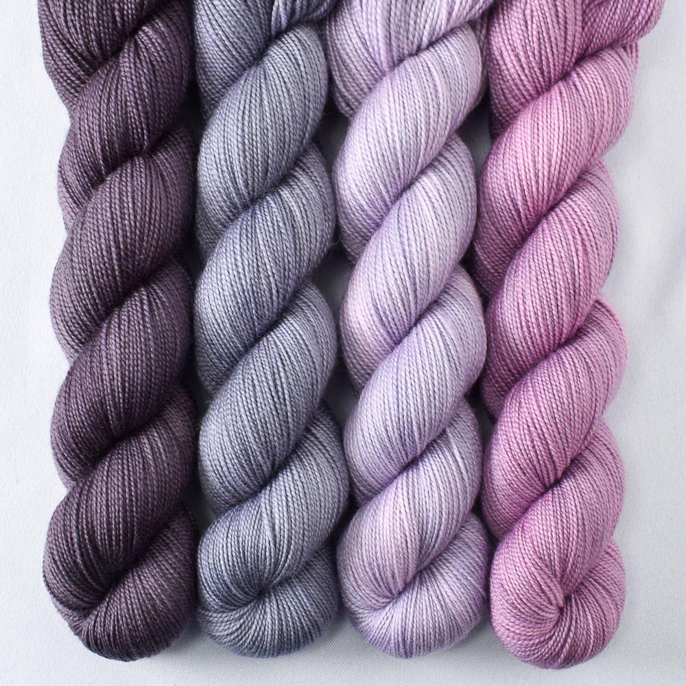 Cat Tail, Dried Lavender, Lepidolite, Valiant Grapes - Miss Babs Yummy 2-Ply Quartet