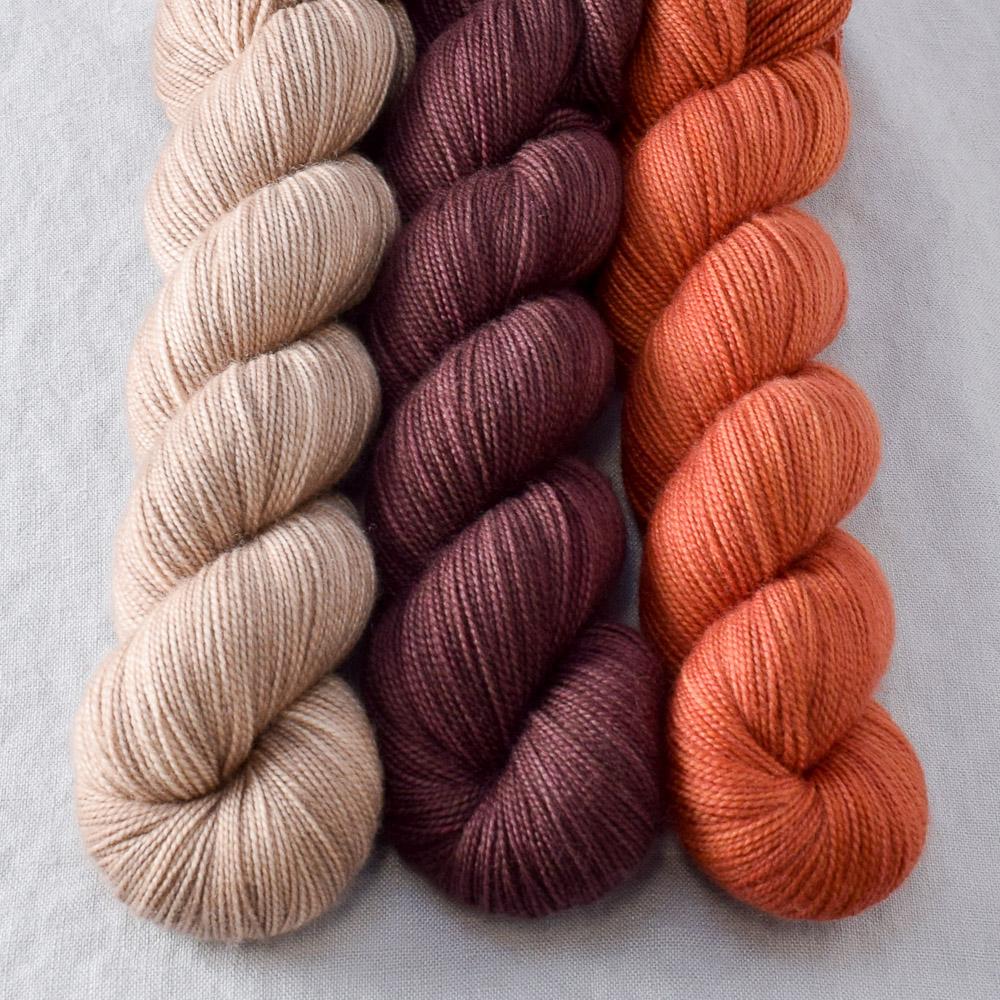 Cedar, Nutmeg, Parchment - Miss Babs Yummy 2-Ply Trio