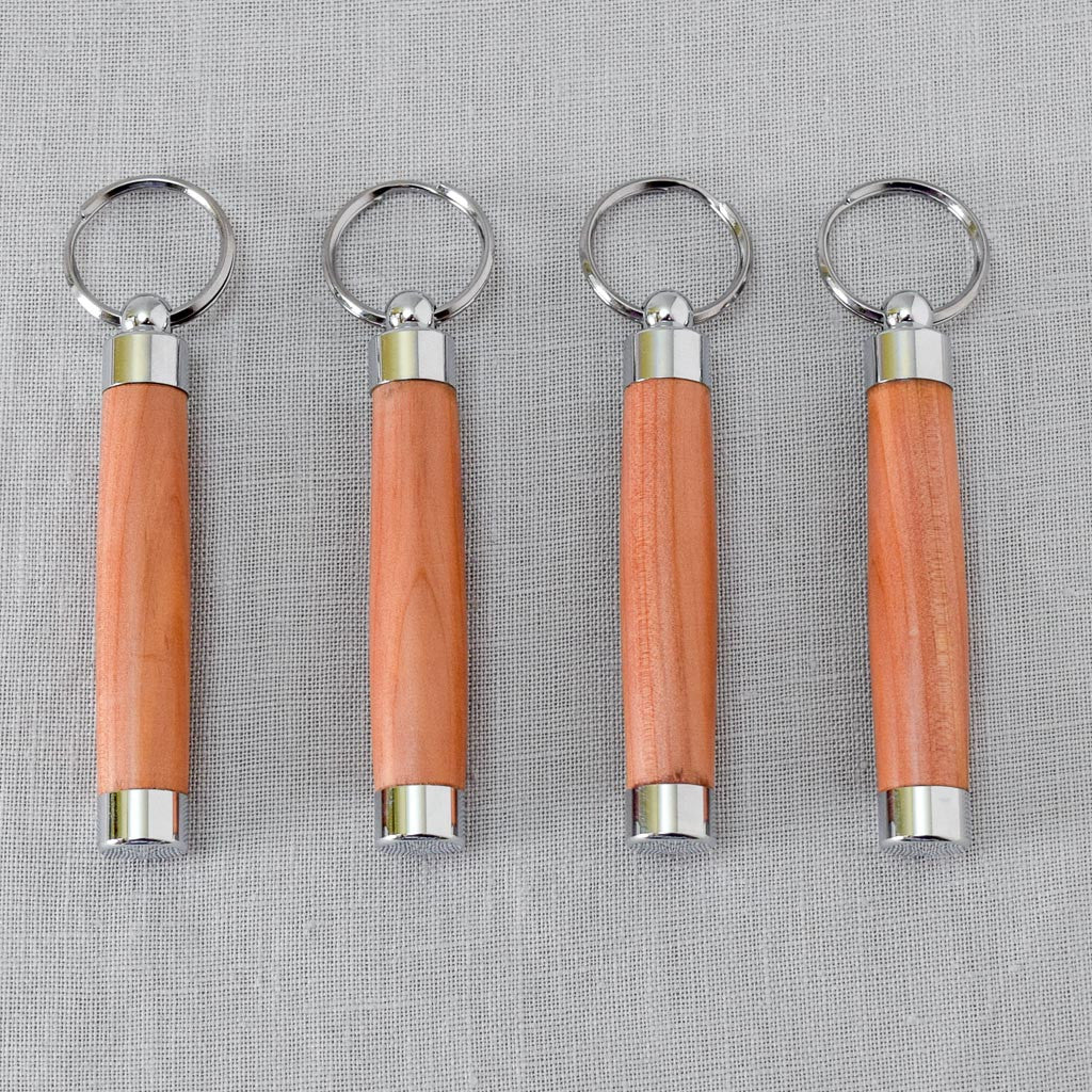 Cedar Hand Turned Darning Needle Holder - Miss Babs Notions