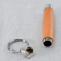 Cherry Hand Turned Darning Needle Holder