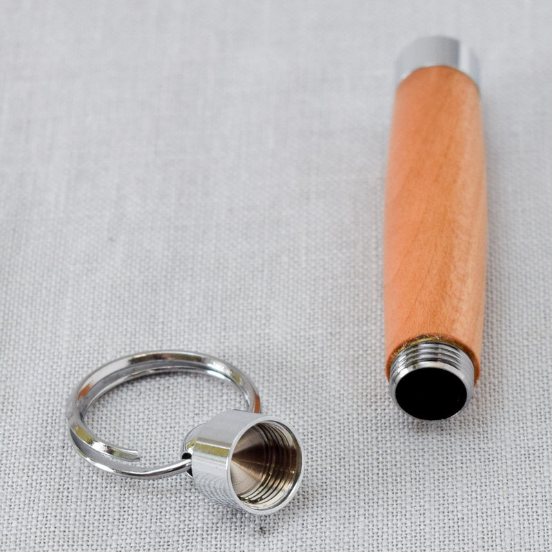 Cherry Hand Turned Darning Needle Holder
