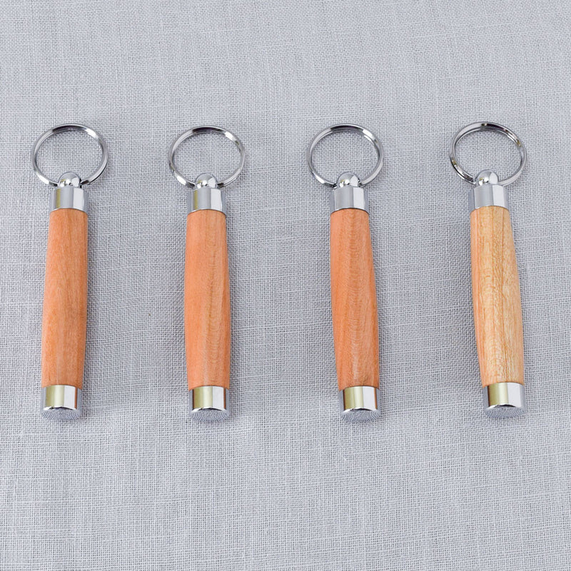 Cherry Hand Turned Darning Needle Holder - Miss Babs Notions