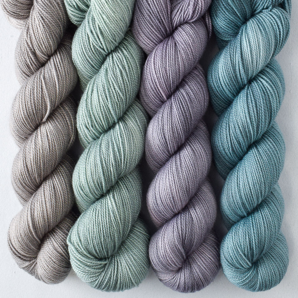 Chinchilla, Matar, Oak Moss, Watery Tart - Miss Babs Yummy 2-Ply Quartet