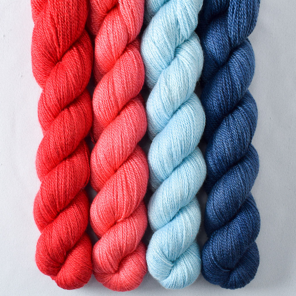 Chirp, Coral, Denim, Scarlet Letter - Miss Babs Yet Quartet