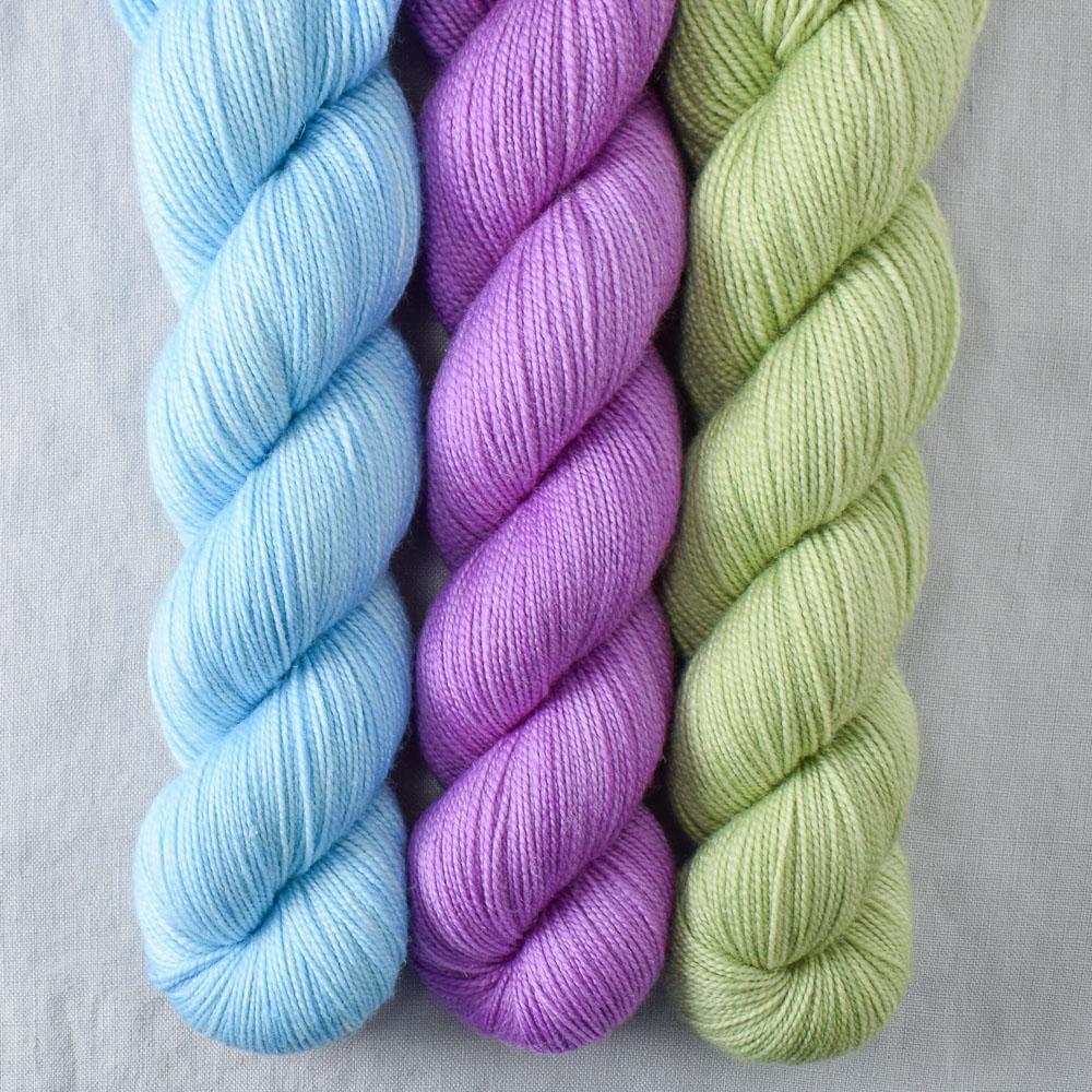Chirp, Ergosphere, Spring Green - Miss Babs Yummy 2-Ply Trio
