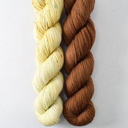 Chocolate, Sahara - Miss Babs 2-Ply Duo