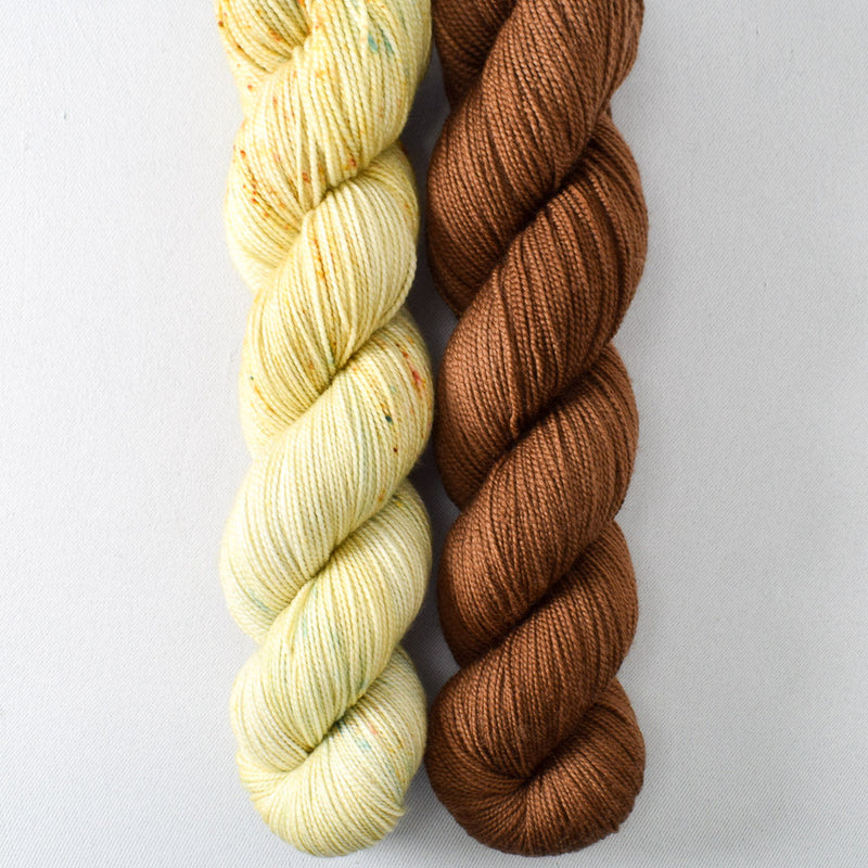 Chocolate, Sahara - Miss Babs 2-Ply Duo