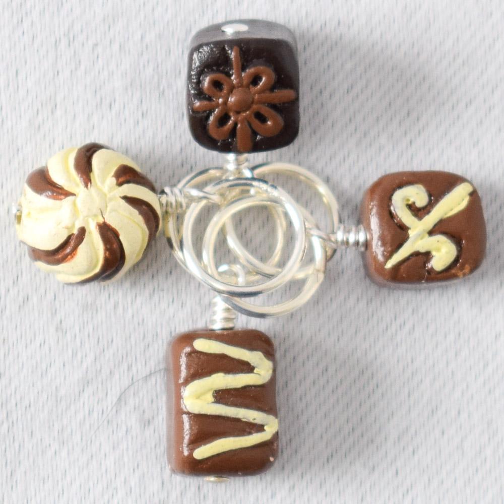 Chocolate Box Stitch Markers C - Miss Babs Stitch Markers