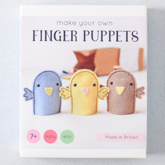Clara and Macy Bird Finger Puppets Sewing Kit - Miss Babs Notions