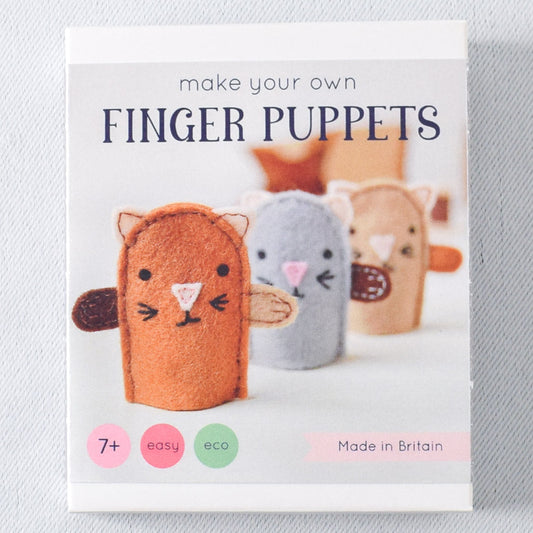 Clara and Macy Cat Finger Puppets Sewing Kit - Miss Babs Notions