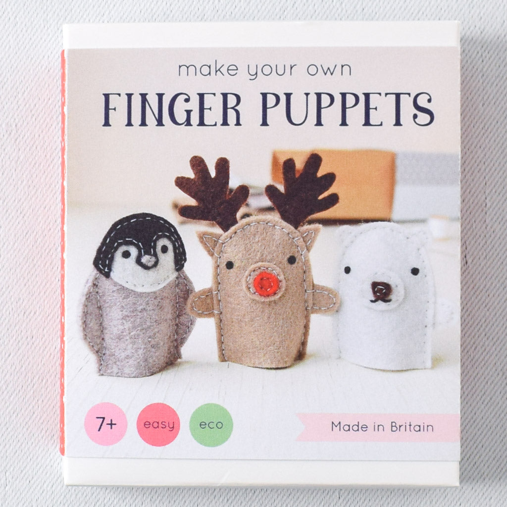 Clara and Macy Winter Finger Puppets Sewing Kit - Miss Babs Notions