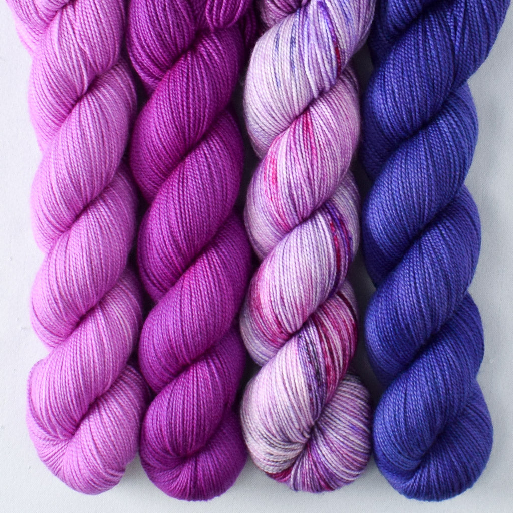 Clematis, Ergosphere, Purple Mountains, Violaceous - Miss Babs Yummy 2-Ply Quartet