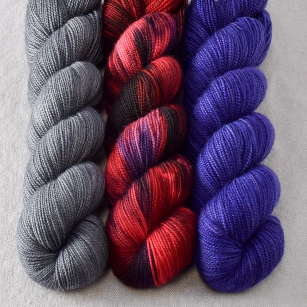 Clematis, Fang, Moonscape - Miss Babs Yummy 2-Ply Trio