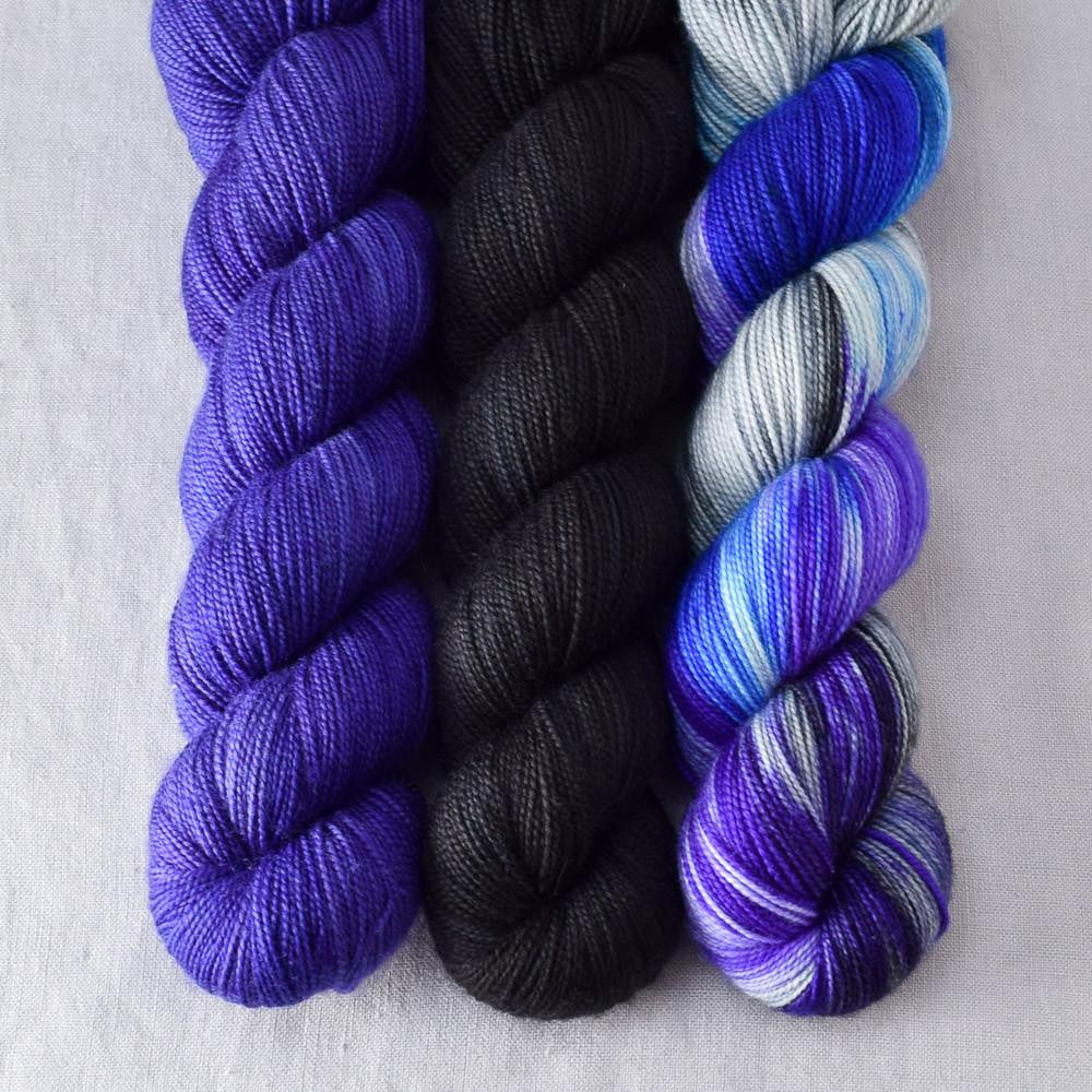 Clematis, Obsidian, Prince - Miss Babs Yummy 2-Ply Trio