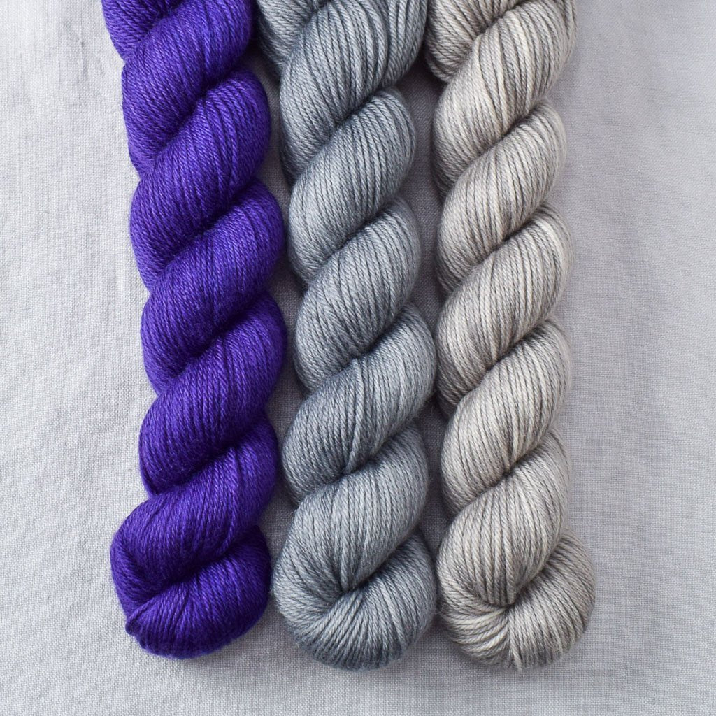 Clematis, Oyster, Slate - Miss Babs Yowza Mini Trio