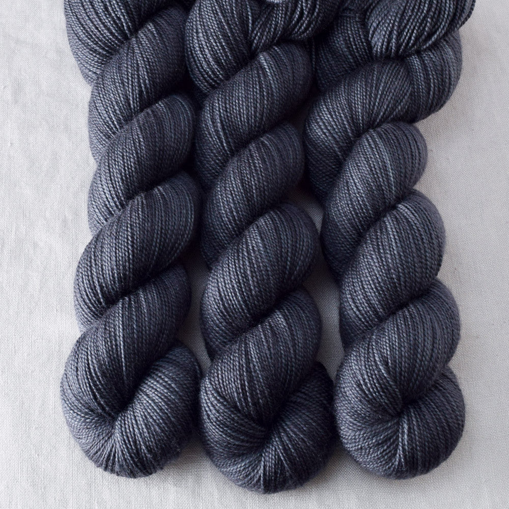 Coal - Miss Babs Yummy 2-Ply superwash Merino wool yarn