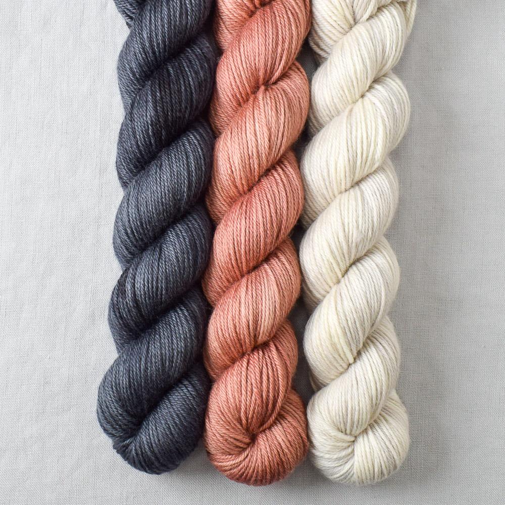 Coal, Dark Adobe, White Peppercorn - Miss Babs Yowza Mini Trio