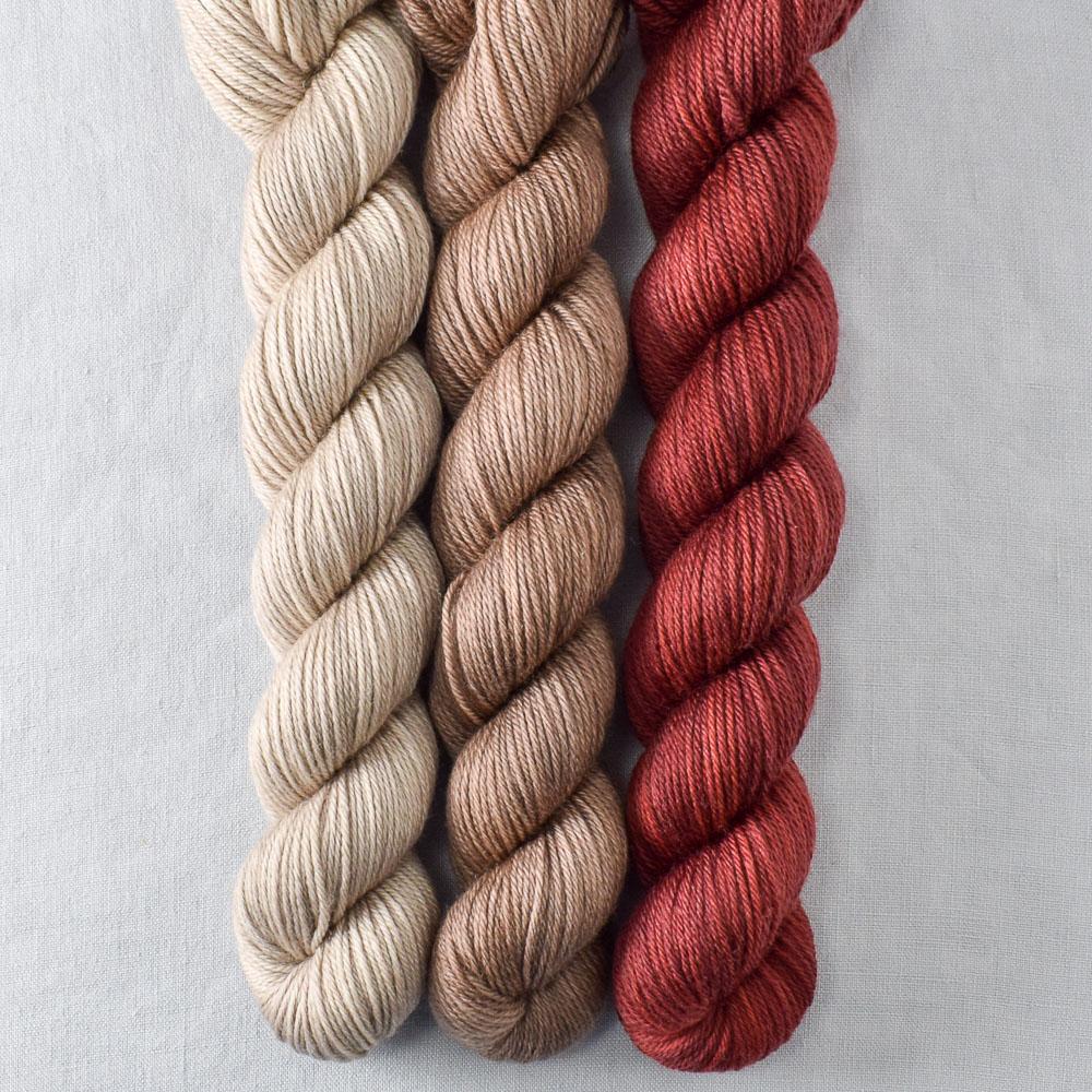 Coastal Fog, Corset, Dark Parchment - Miss Babs Yowza Mini Trio