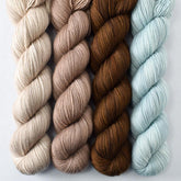 Coastal Fog, Coventry, Dark Parchment, Espresso - Miss Babs Yummy 2-Ply Quartet