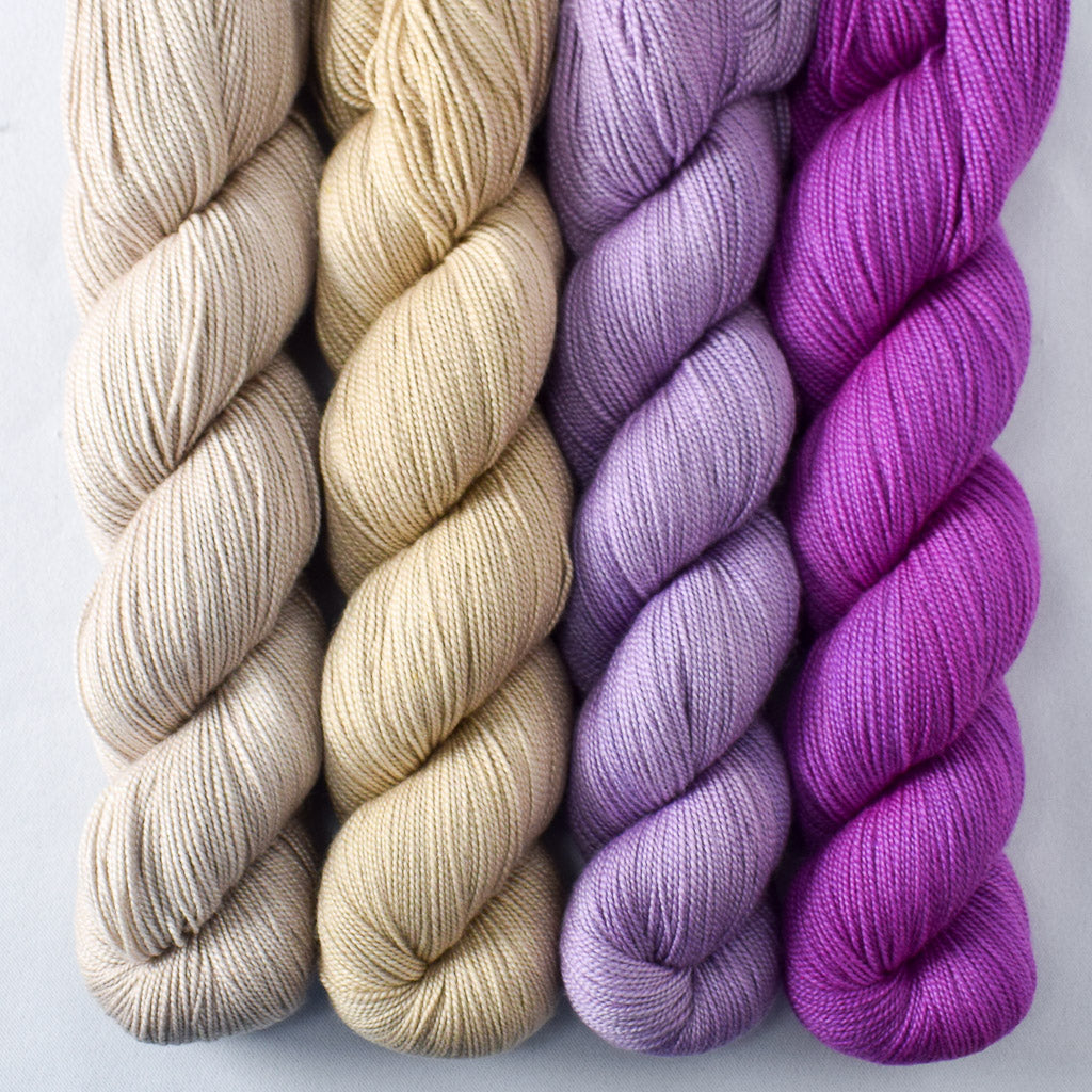 Coastal Fog, Dunes, Purple Urchin, Violaceous - Miss Babs Avon Quartet
