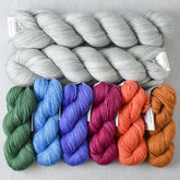 Coastal Highway Gradient and Frozen Yummy 2-Ply - Shawl Set