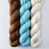 Coconut Horses, Mindful, White Peppercorn - Miss Babs Yummy 2-Ply Trio
