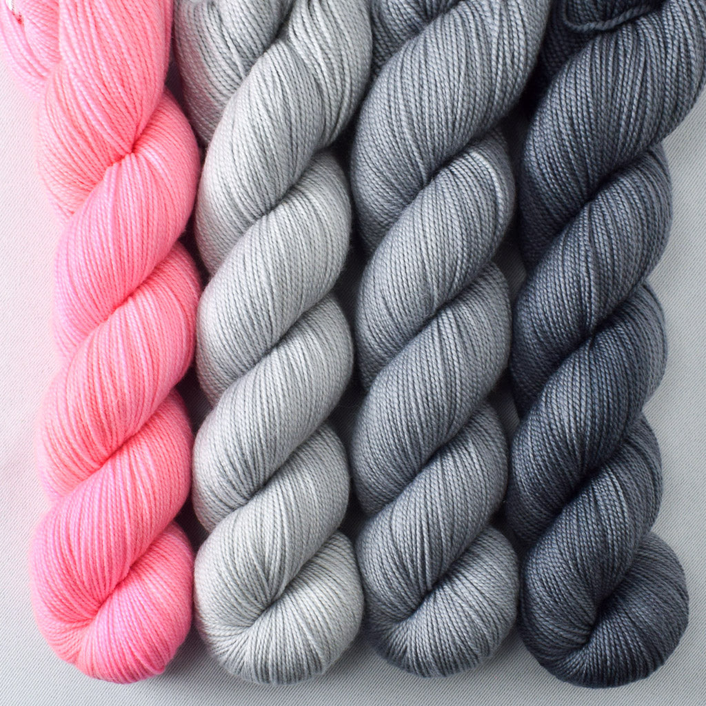 Copycat, Moonscape, Quicksilver, Slate - Miss Babs Yummy 2-Ply Quartet