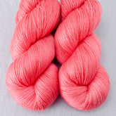 Coral - Miss Babs Big Silk wool and silk blend yarn