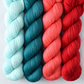 Coral, Mahi Mahi, Scarlet Letter, Watering Can - Miss Babs Caroline Quartet