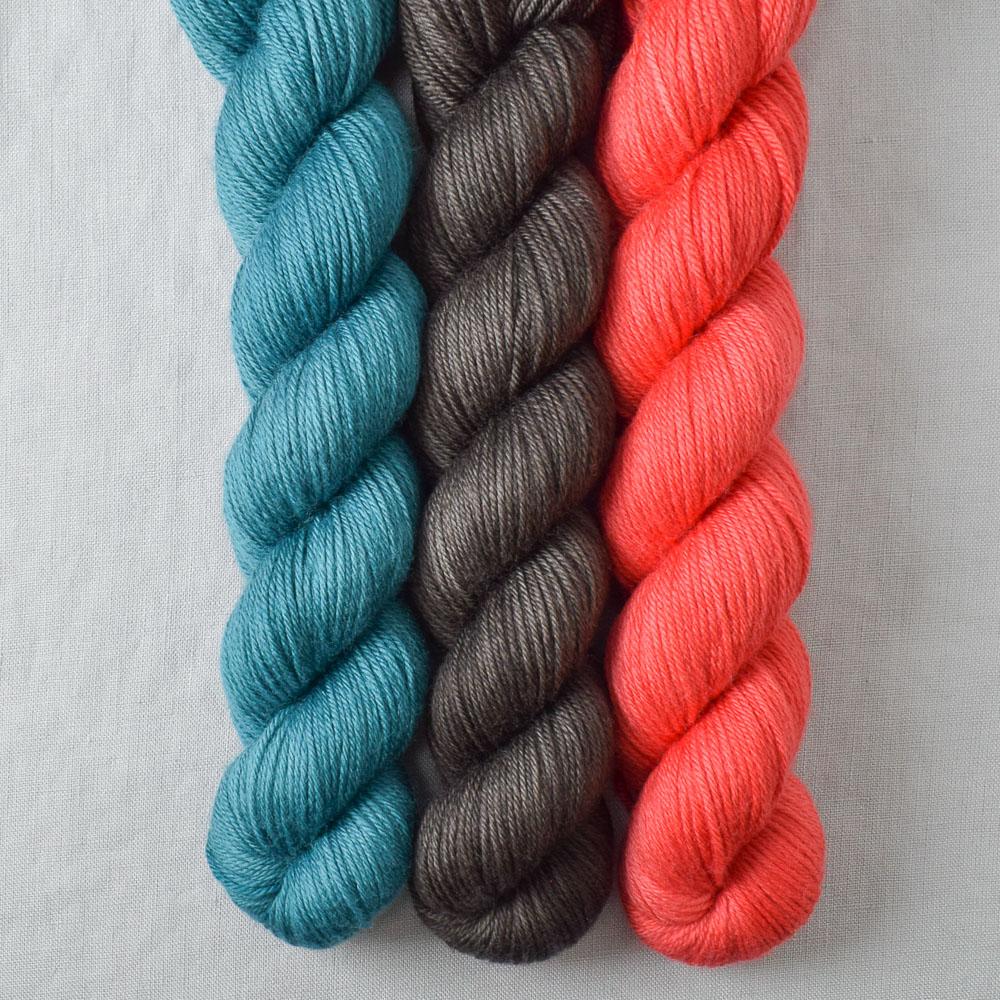 Coral, Rainforest, Walnut - Miss Babs Yowza Mini Trio