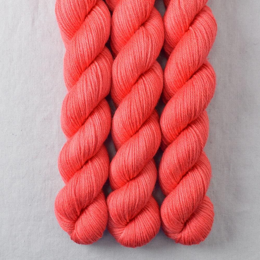 Coral - Miss Babs Yowza Mini superwash Merino wool yarn