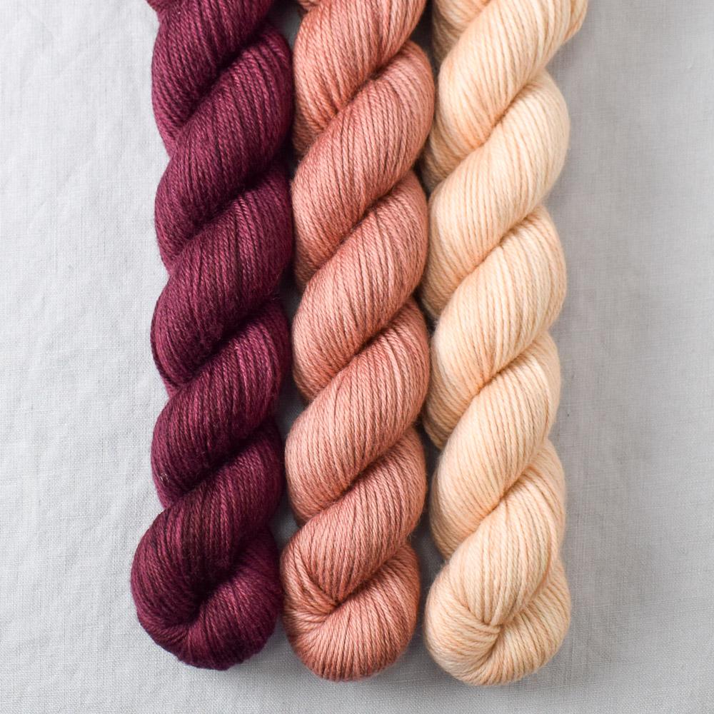 Cordovan, Dark Adobe, Muslin - Miss Babs Yowza Mini Trio