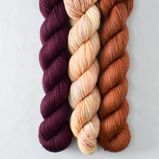 Cordovan, Golden Anniversary, Paprika - Miss Babs Yowza Mini Trio