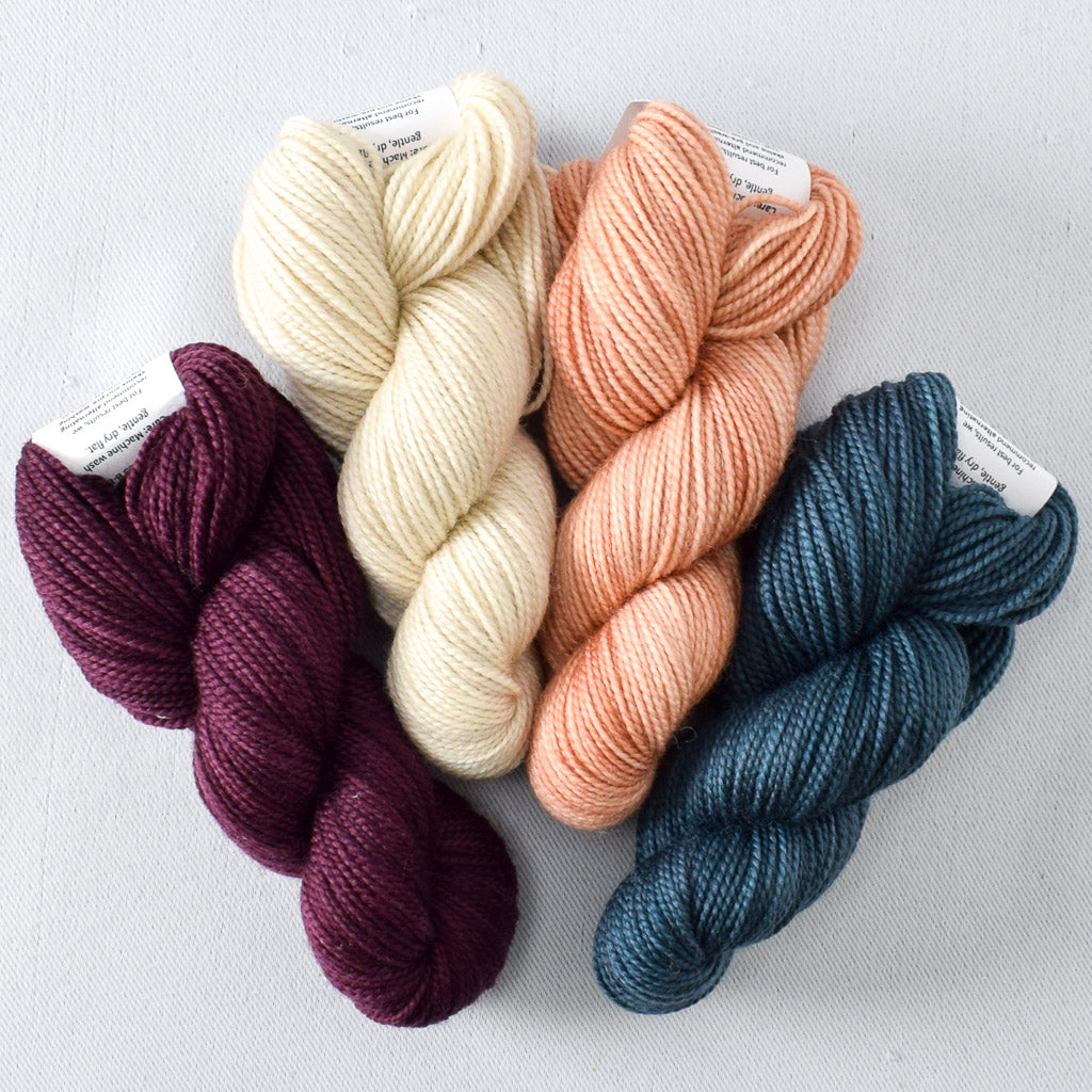 Cordovan, Up the Garden Path, Flummery, and Spree - Miss Babs Snow Matter What Set