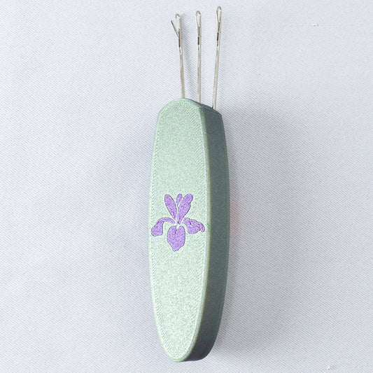 Cordsmith I-Cord Maker - Sage Green with Miss Babs Iris Logo - Miss Babs Notions