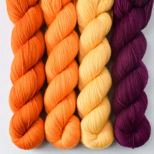 Coreopsis, French Marigold, Gallantry, Valencia - Miss Babs Yummy 2-Ply Quartet