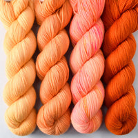 Coreopsis, Sugar Maple 3, Dancing Spirit, Zest - Miss Babs Yummy 2-Ply Quartet
