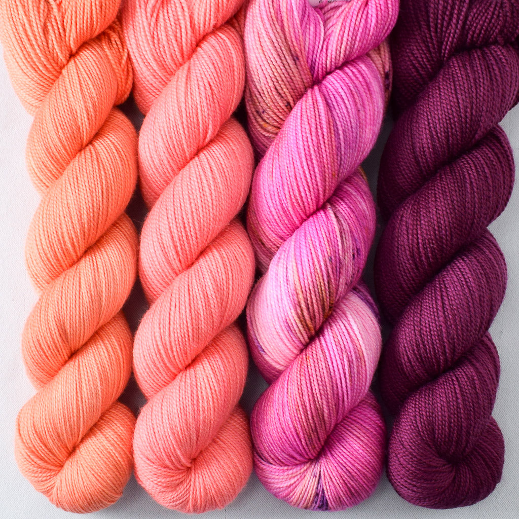 Correa, Dahlia, Make Believe, Bougainvillea - Miss Babs Yummy 2-Ply Quartet