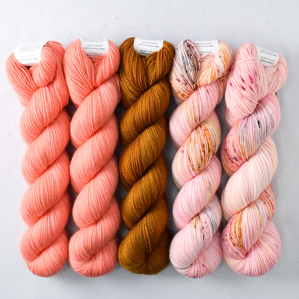 Correa, Old Gold, Tropical Sunset - Miss Babs Yummy 2-Ply Twists & Turns Set