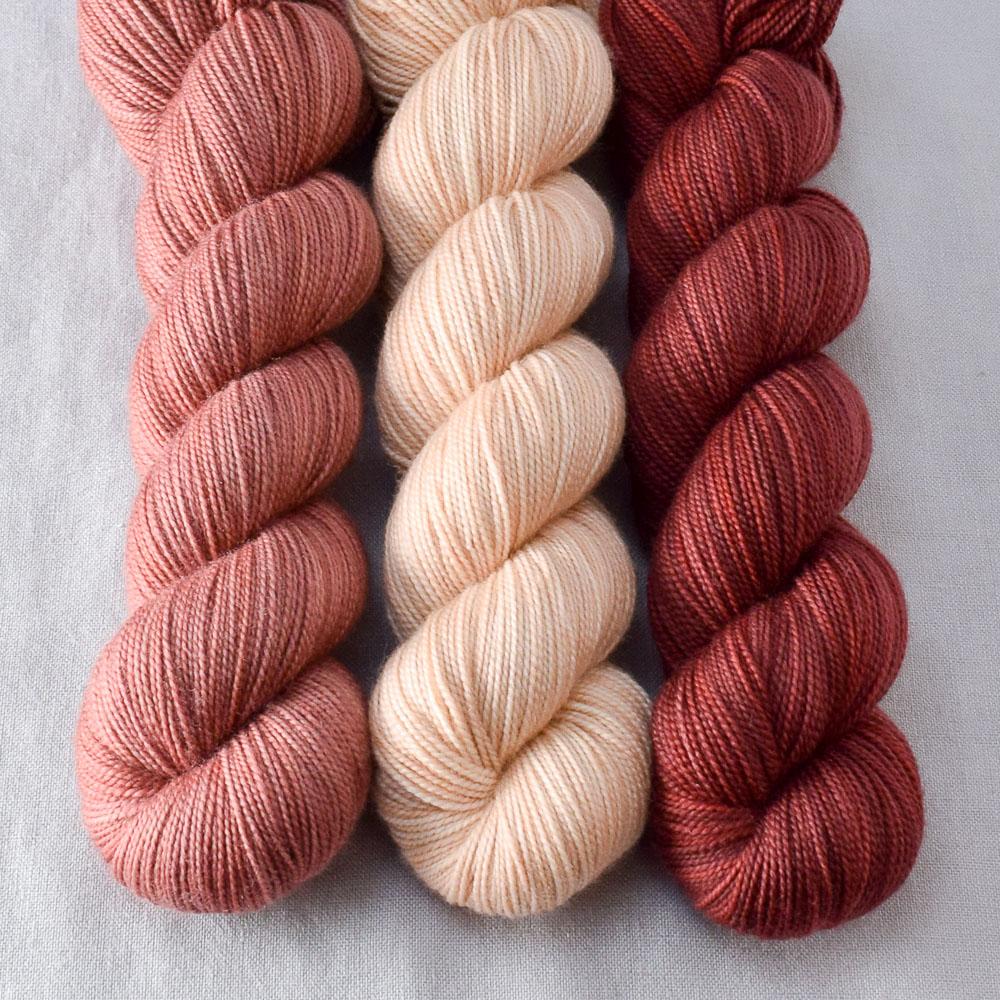 Corset, gw-6, Dark Adobe, Muslin - Miss Babs Yummy 2-Ply Trio