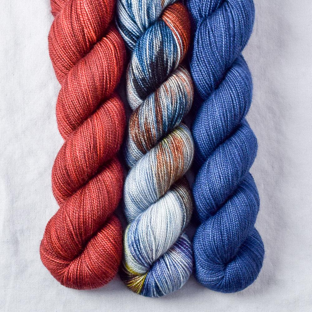 Corset, Mystery Girl, Navy - Miss Babs Yummy 2-Ply Trio