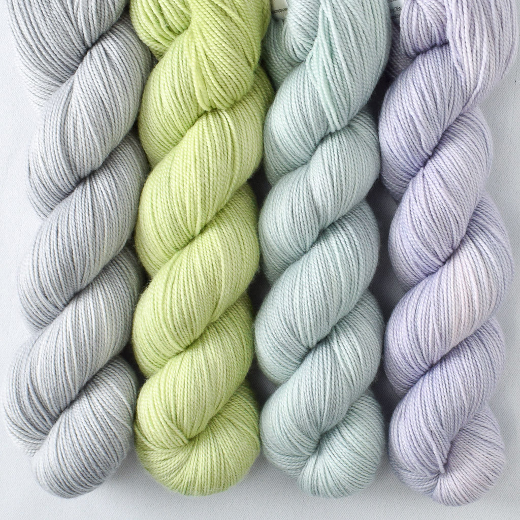 Coventry, Crystal Opal, Quicksilver, Spring Green - Miss Babs Yummy 2-Ply Quartet