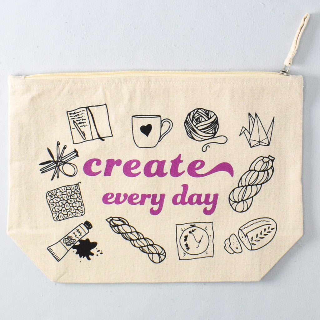 Create Every Day Zipper Pouch - Miss Babs Notions