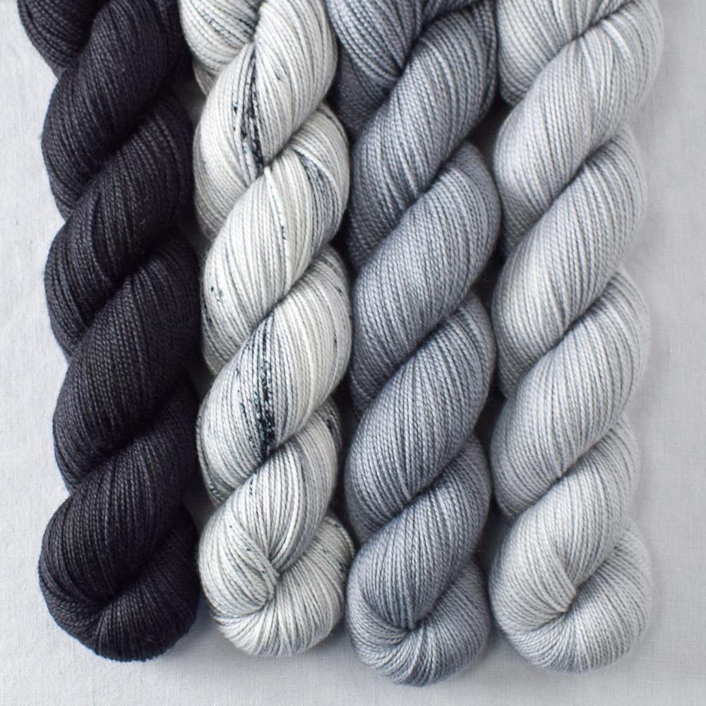 Daguerreotype, Ebony, Quicksilver, Slate - Miss Babs Yummy 2-Ply Quartet